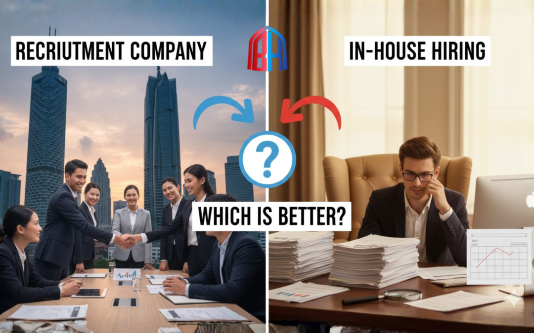 Recruitment company in Malaysia vs in-house hiring comparison for employers choosing smarter hiring strategies in 2026